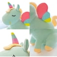 thumbnail image 4 of Lindo Unicornio de Peluche Suave con Alas de Arco Iris - Juguete Kawaii para Niños (25 CM/9,8 Pulgadas, Rosa), 4 of 5