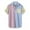 Pink, variant on Mens Plus Size Shirts Men Casual Non-positioning Printing Buttons Beach Turndown Short Sleeve Shirt Blouse