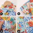 thumbnail image 4 of lcziwo Gentleman Suit Sets for Baby Boys Fashion Floral Bow Tie Short Sleeve Shirts Matching Suspender Shorts 2 Piece Outfits, White, 90, 4 of 10