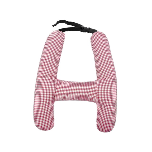 Almohada de viaje para el asiento trasero del coche Almohada para el asiento trasero del coche para niñas Niños Bebé Rosa