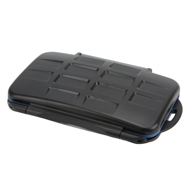 Almacenamiento Del Soporte De La Tarjeta De Memoria, Caja De La Tarjeta De Memoria Impermeable Resistente Al Polvo ABS + Caucho Termoplástico Para Tarjetas MSD ANGGREK Fotografía