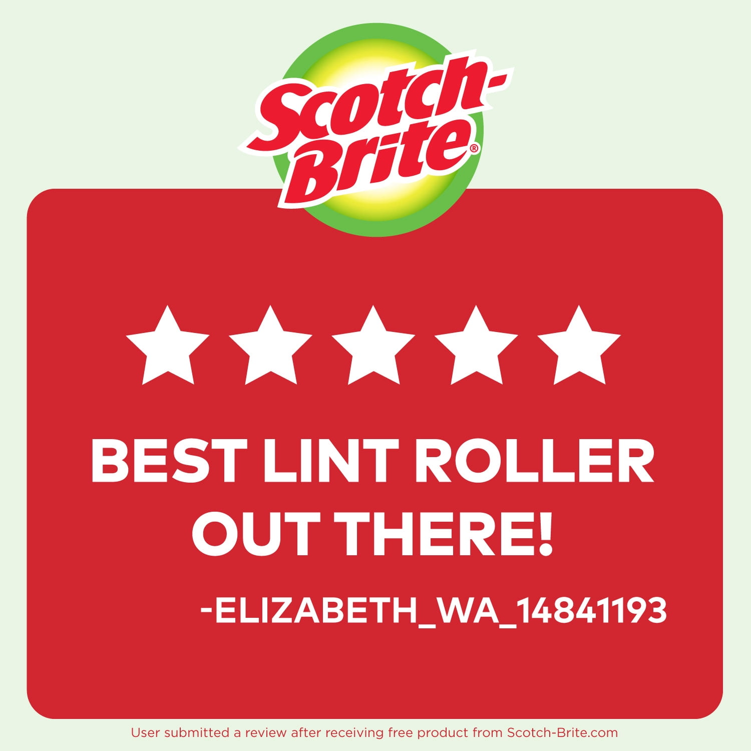 Scotch-Brite Lint Roller 6 Pack, 56 Sheets per Roller