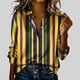 thumbnail image 1 of TaTaai Ladies Carnival Theme Long Sleeve Blouse Round Neck Casual Polyester Top Lightweight Printed Asian Fit Size Up Gift, 1 of 5