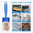 thumbnail image 6 of Lint Rollers for Pet Hair Extra Sticky Remover 900 Sheets Total Upgraded 5 Handles with 10 Refills Portable Travel Size for Couch Furniture Clothes Dog & Cat Hair Removal, 6 of 6