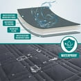 thumbnail image 3 of PetAmi Waterproof Couch Cover for Dogs, Waterproof Pet Blanket, Reversible Furniture Cover Sofa Protector for Pet Cat Bed, Washable Waterproof Blanket Dog Cover for Couch Seat, 30x70 Gray, 3 of 8