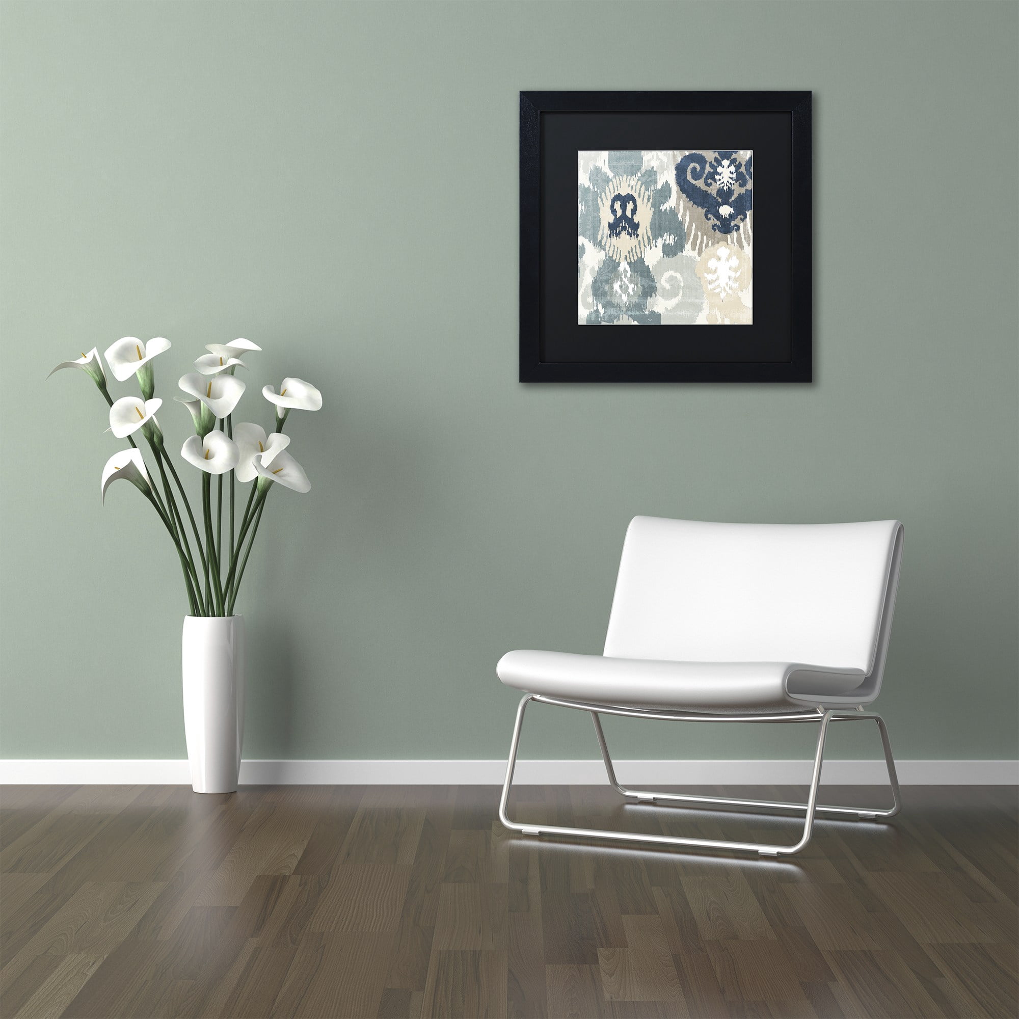 Trademark Fine Art "Beach Curry III" Canvas Art by Color Bakery, Black Matte, Black Frame