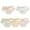 White/Pink/Green/Yellow/Flesh Pink, variant on 5 PCS Girls Cotton High Waist Underwear Size 14 Ultra-Soft Briefs Silk Trim Breathable Cute Panties 16 Years