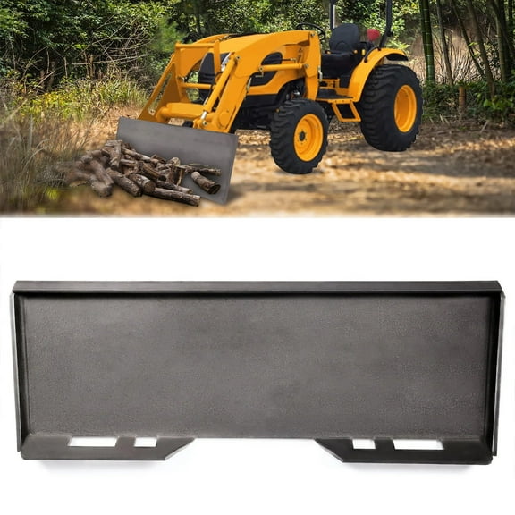 KOJEM 1/2" Skid Steer Mount, Plate Quick Tach Attachment Loader Plate, Fit for Bobcat Kubota