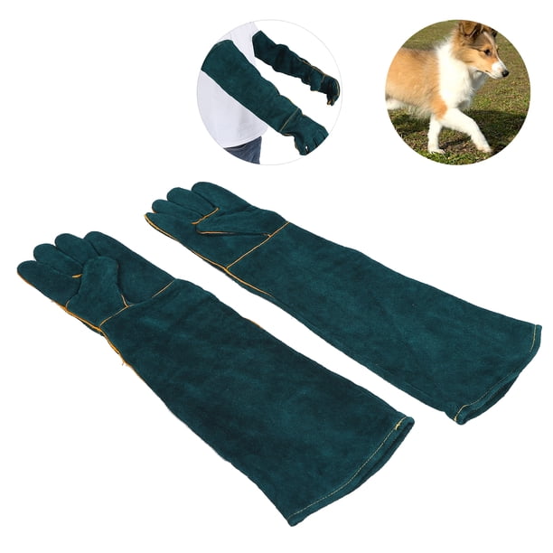 Guantes de Manipulacia de Animales, Protectorados de Guantes Resistentes A Las Mordeduras de Perro, Guantes A Prueba de Mordeduras, Guantes de Control de Animales para