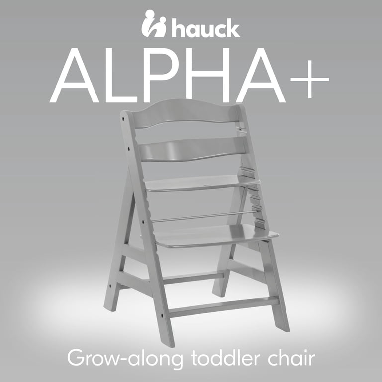 Hauck Alpha+ Adjustable Wooden Highchair, Infant to Toddler