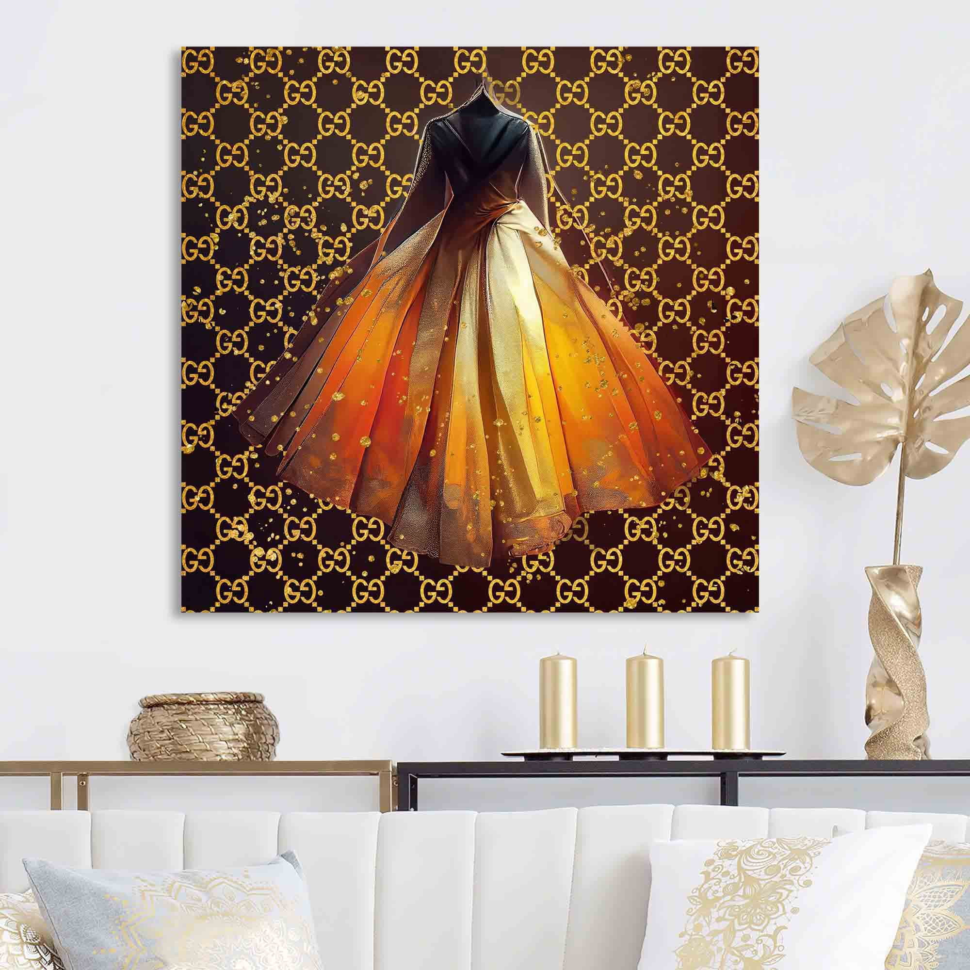 Designart Vibrant High End Ball Gown II Canvas Wall Art