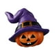 thumbnail image 3 of Figuras de calabaza de resina para decoración de Halloween, esculturas de resina para jardín Violeta Izquierda, 3 of 9