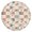 Pioneer Flower Floral-2, variant on Pioneer Flower Floral Print Pattern Round Fitted Tablecloth with Elastic Edge, Waterproof Dining Table Cover for Indoor Outdoor Camping and Daily Use