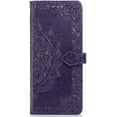 thumbnail image 5 of Samsung Galaxy Z Fold3 5G Mandala Wallet Case,Slim 3D Flip Leather Magnetic Closure with Credit Card Holder & Hand Strap Flip Folio Closure Phone Case for Samsung Galaxy Z Fold3 5G MTL Purple, 5 of 13