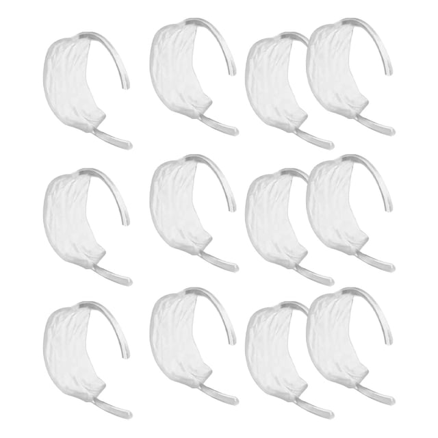 12 piezas de pendientes de clip de orejas de reutilizables para fiestas de niñas, accesorios de fotos, accesorios de disfraz, puños de oreja