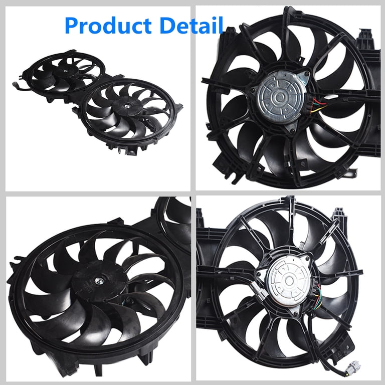TO205 Replacement Engine Radiator Condenser Cooling Fan Assembly For Toyota Corolla 2003 2008