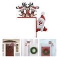 thumbnail image 2 of Festive Hangs Santa Christmas Door Corner Decoration DIY Stitching Home Design for Holiday Cheer and Laughter in Every Corner, 2 of 6