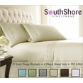 thumbnail image 4 of Comfortable 6-piece 21-inch Extra Deep Pocket Bed Sheet Set and Pillowcases by Southshore Fine Linens, 4 of 9