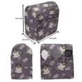 thumbnail image 4 of Tea Party Stand Mixer Cover, Dachshund Dogs Sitting inside Cups and Wildflowers Aster Pets Graphic, Kitchen Appliance Organizer Bag Cover with Pockets, 5 Quarts, Eggplant Multicolor, by Ambesonne, 4 of 4
