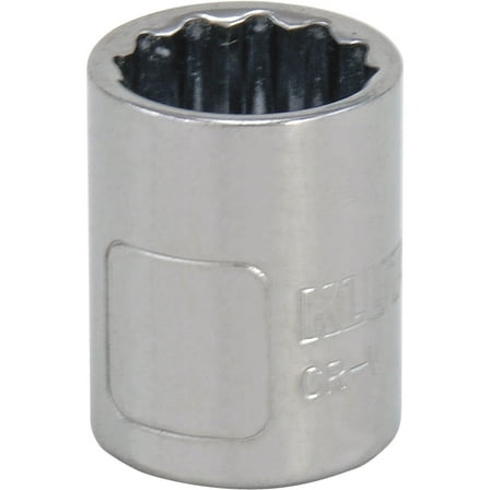 Klutch Socket, SAE, 7/16in., 3/8in.-Drive, 12-Pt.