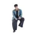 thumbnail image 4 of BELOVING 1/64 Diorama Man Figure Micro Layout Ornament Micro Landscape Collection Gift Photo Prop Resin Miniature Character Mini Model Style E, 4 of 6