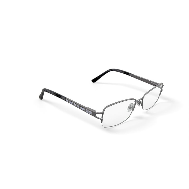 Luxe Women's WLO453 Rectangular Prescription Eyeglasses with