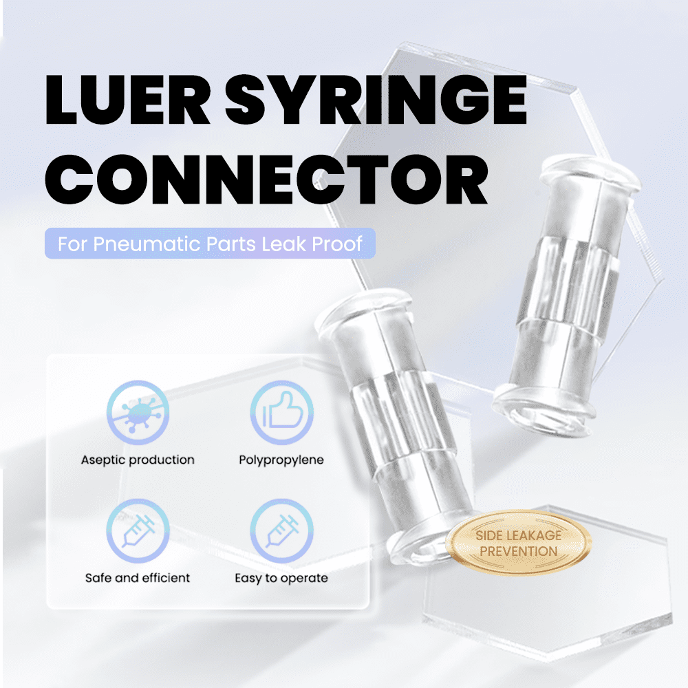 Luer Lock Adapter,Transparent Female To Female Coupler Luer Connector Easy To Use (25pcs)