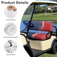 thumbnail image 6 of Uorisanigo Golf Cart Seat Covers Breathable Split American Flag Bald Eagle Backres Front Seat Cover 2 Packs Set Universal Fit Club Car, Car Decor Accessories, 6 of 7