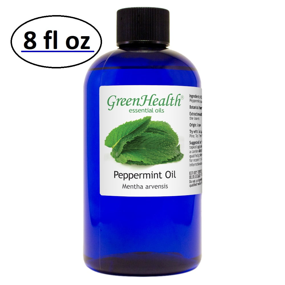 Peppermint Essential Oil 8 fl oz GreenHealth