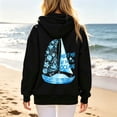 thumbnail image 6 of CAIXIA Hoodies for Women Zip Up Casual Fashion Fall Long Sleeve Tops Hooded Sweatshirt Drawstring Women Jacket with Pocket Lined Hoodie Coat for Women, 6 of 8