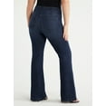 thumbnail image 3 of Sofia by Sofia Vergara Women's and Women's Plus Melisa Flare High Rise Pull On Jeans, 30.5", 32.5" and 34.5" Inseams, Sizes 0-28, 3 of 6