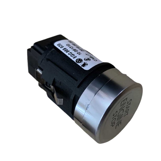 Riwesomey Botones de parada y arranque resistentes para motor Interior de coche, Mini interruptor de ajuste alto de un botón, piezas de Vehículos, repuestos y accesorios Mis