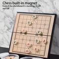 thumbnail image 4 of fastboy Wood Chinese Chess Set Portable Wear-resistant Gaming Toy Intelligent Plaything Card Slot Style Waterproof Board Games for Adult 25*25cm, 4 of 9