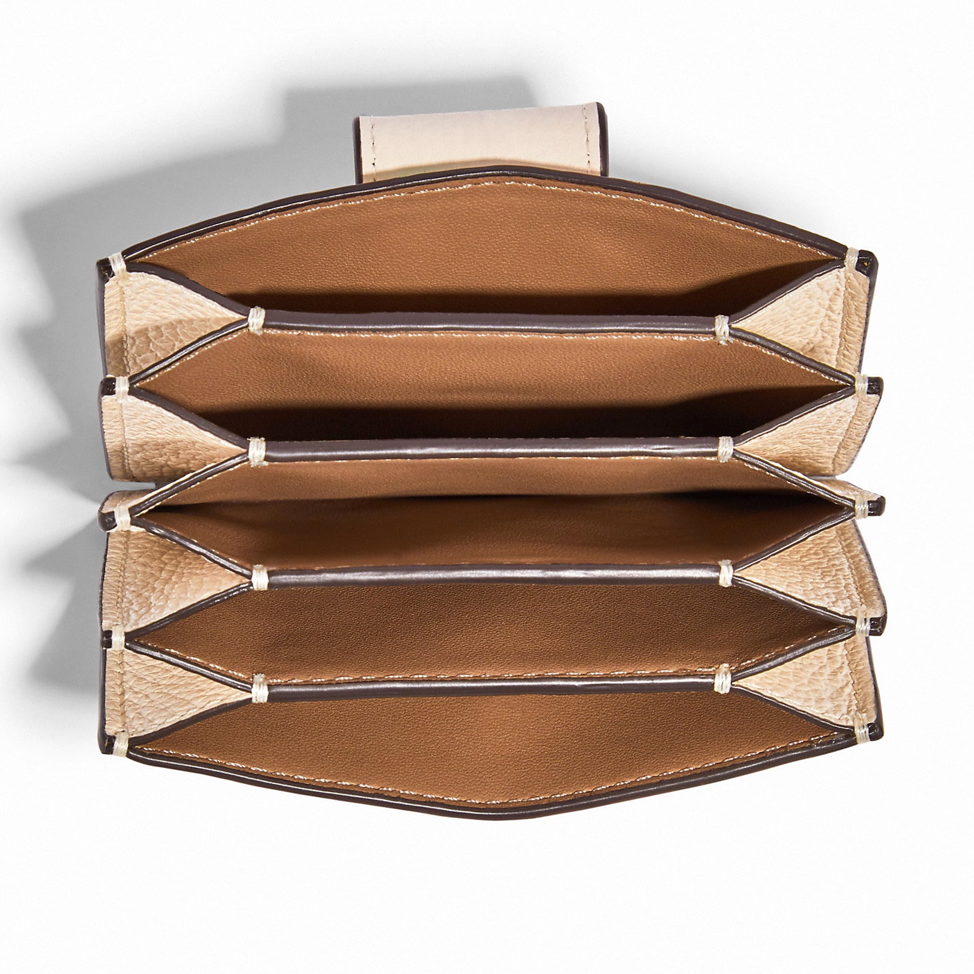 accordion card case with dreamy land floral print