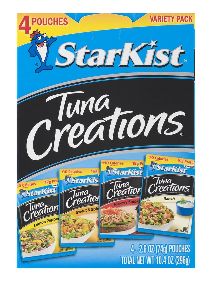 StarKist Tuna Creations® Variety Pack 2.6 oz Pouch (4Pack) Walmart