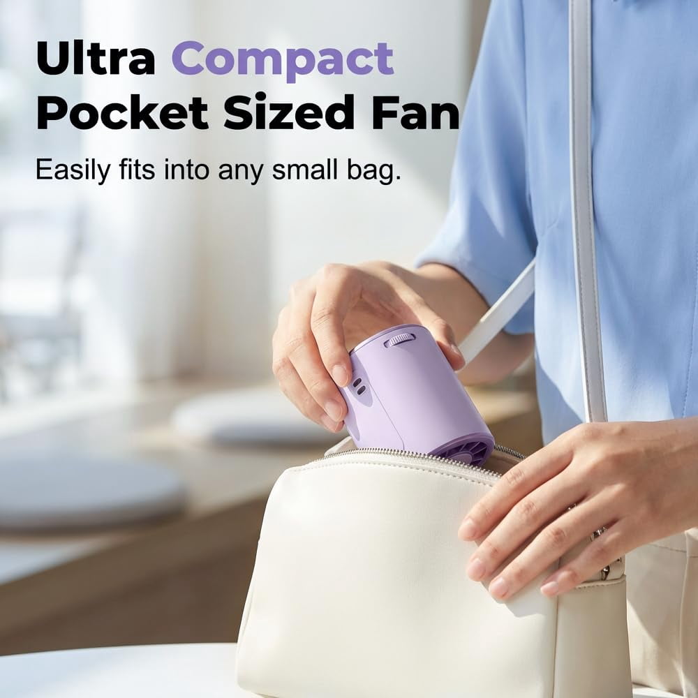 Car Clip on Air Conditioner Fan with LED Display, Upgraded 360° Rotation, 199 Speeds & Semi-Cooling Technology, USB Rechargeable Personal Fan, Hands-Free Clip on Fan for Cars, Work, Camping
