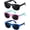M3 Glossy Black+pink/Cyan+blue/Dark Blue, variant on KY Kids Polarized Sunglasses for Girls Boys UV Protection Sun Glasses Flexible Rubber TPEE Shades for Children Age 3-9