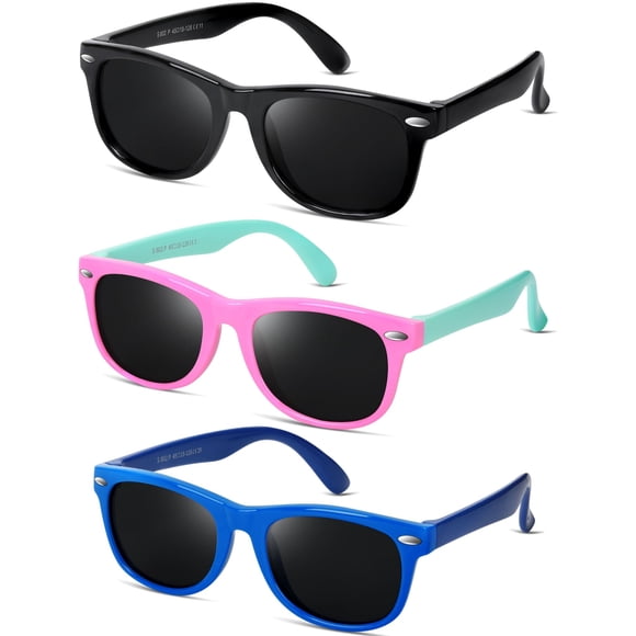 Gafas de Sol Polarizadas BEALER para Niños Protección UV400 Edad 3-9