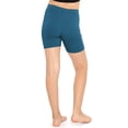 thumbnail image 3 of Stretch Is Comfort Premium Stretch Youth Girls Oh so Soft Biker Shorts| Child  Size 4 -16, 3 of 6