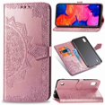 thumbnail image 3 of Dteck Magnetic Shock-Proof Premium PU leather wallet Case with Kickstand and Flip Cover For Samsung Galaxy A10 / M10 SM-M105, Rosegold, 3 of 3