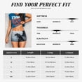 thumbnail image 3 of KLL Valley Gray Dragon Pattern Workout Shorts for Women Scrunch Short Gym Yoga Running Sport Active Exercise Fitness Shorts, 3 of 5