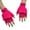 Hot Pink, variant on WTXUE Gloves Mittens Winter Knitted Convertible Fingerless Gloves Warm Mitten Glove for Women and Men Black One Size