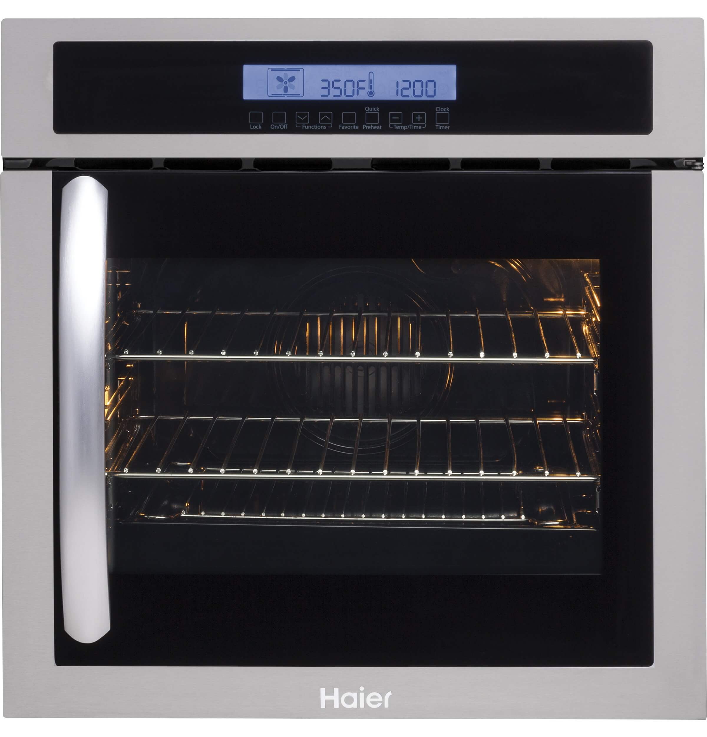 Haier HCW225RAES Stainless 24 inch Single 2.0Cu.Ft. RightSwing True