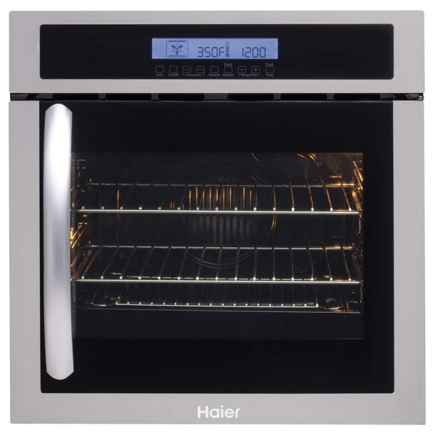 Haier HCW225RAES Stainless 24 inch Single 2.0Cu.Ft. RightSwing True