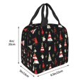 thumbnail image 3 of Easygdp Christmas Tree and Gold Socks Bolsa Térmica Premium - Tela Oxford Impermeable, Gran Capacidad, Bolsillo Frontal, Unisex para Trabajo, Escuela, Actividades al Aire Libre y Picnics, 3 of 8