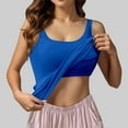 thumbnail image 2 of RMGVDSD Soft Tank Top for Women Women's Seamless Bralette Tank Top With Built In Cups Going Out Crop Top, 2 of 8