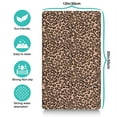 thumbnail image 5 of Cartoon Leopard Print Dog Mat - Playful Cheetah Design Feeding Pad - Multi-Layer Absorbent Core - Easy Rinse Clean for Busy Owners, 5 of 7
