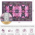 thumbnail image 7 of Cydiria Vintage Boho Traditional Oriental Faux Wool Area Rug, 5' x 8', Purple, 7 of 7