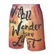 thumbnail image 4 of Balery Not All Who Wander Are Lost Traje de Baño Estilo Hawaiano para Hombre, Shorts de Secado Rápido con Bolsillos-X-Large, 4 of 6