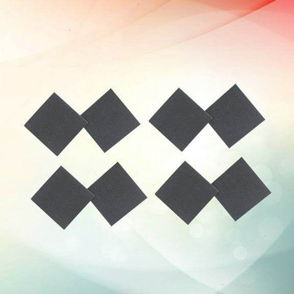 LULULION 4 Pairs of Noise Reduction Heel Adhesive Pad for Women Black